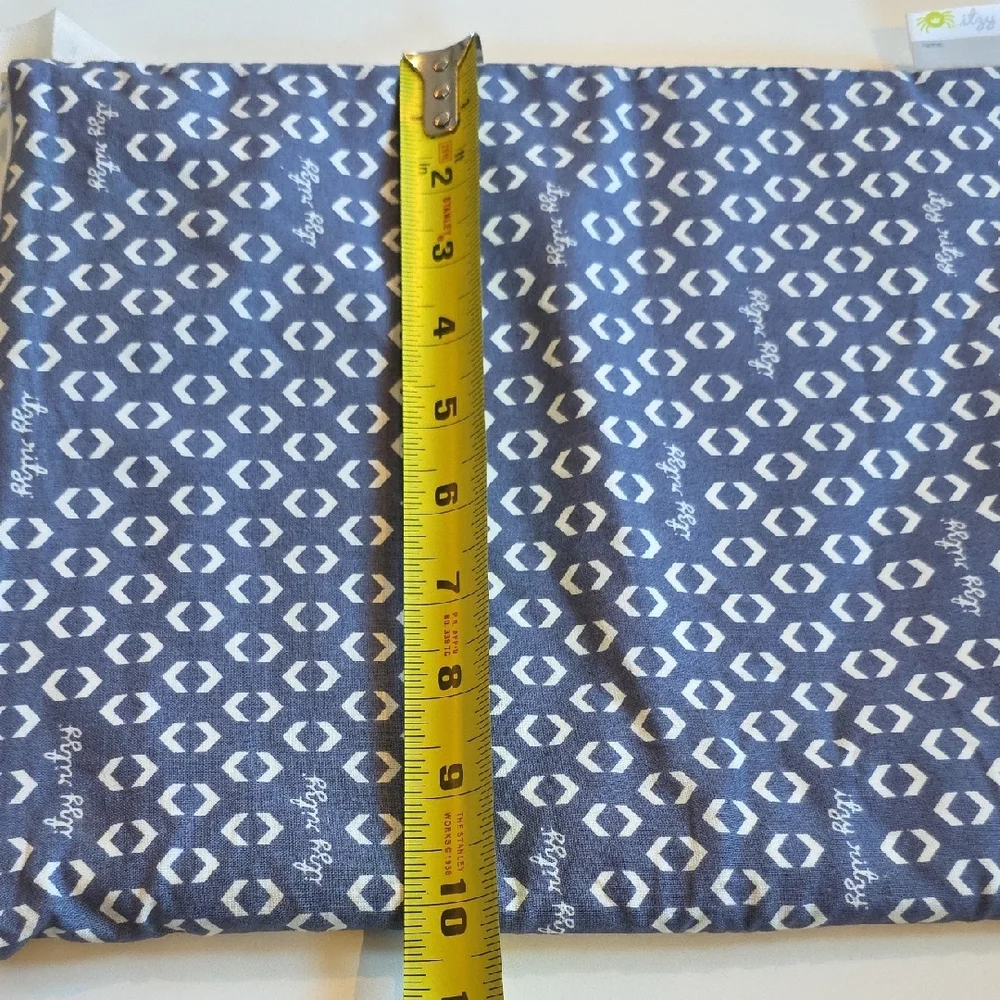 Itzy Ritzy Travel Happens Wet Bag -  Blue and White Patterned Zipper Bag